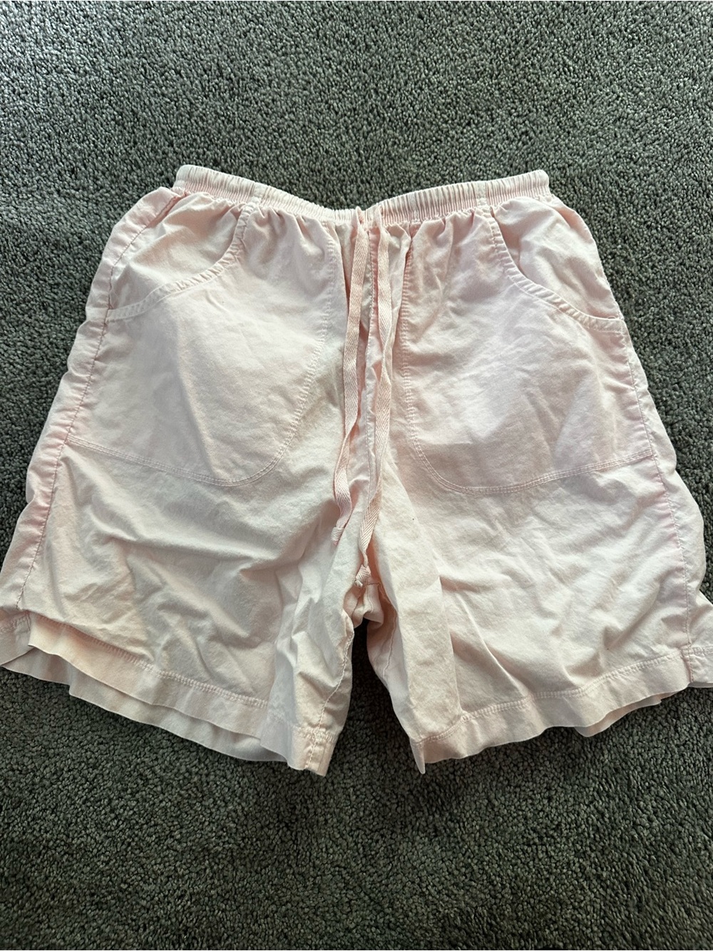 Fresh produce Light Pink Casual Drawstring Shorts size small